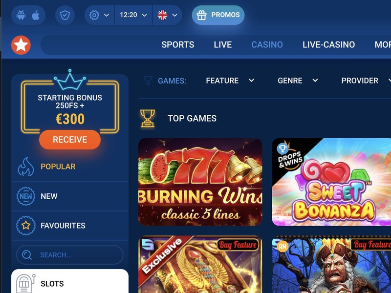 Mostbet online casino registration